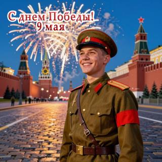 С Днем Победы 9 Мая 2026 год