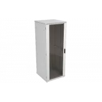 Шкаф телекоммуникационный напольный 19",24U(800x1000), ШТ-НП-24U-800-1000-С, передняя дверь стекло ССД