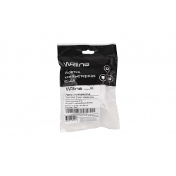 WRline WR-WS-8P8C-C5E-SH-2 Розетка компьютерная RJ-45, категория 5e, экранированная, двойная, внешняя, Dual IDC, цвет белый