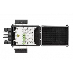 Муфта-кросс оптическая МКО-Ш1/С09-1PLC4-SC/APC-10SC-5SC/ACP-1SC/APC ССД