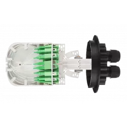 Муфта-кросс МКО-С7/СМ4-1PLC8-SC/APC-10SC-10SC/APC-1SC/APC  ССД