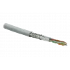 246264 Hyperline SFUTP4-C5E-S24-IN-LSZH-GY-305 (305 м) Кабель витая пара SF/UTP, категория 5e, 4 пары (24 AWG), одножильный (solid), экран - фольга +