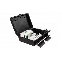 Муфта-кросс оптическая МКО-П3/СМ5-1PLC4-SC/APC-20SC-5SC/APC -1SC/APC ССД