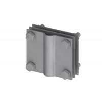 NG3116INOX Соединитель стержень/полоса, 80х70 мм, INOX