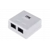CS2-1C5EU-22 ITK Настенная инф. розетка RJ45, кат.5Е UTP, 2-порта