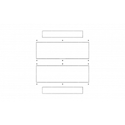 Шкаф телекоммуникационный напольный 19",42U(600x800), ШТ-НП-42U-600-800-М, передняя дверь металл ССД