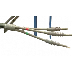ИМАГ-Муфта-6/10-TI-3х185-300 - комплект концевой муфты холодной усадки внутренней установки для 3-жил. кабеля с изоляцией из СПЭ на 6/10 кВ, 3х185-300 мм2