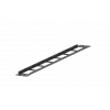 Органайзер кабельный горизонтальный с окнами 19"  ОКГО-19"-1U