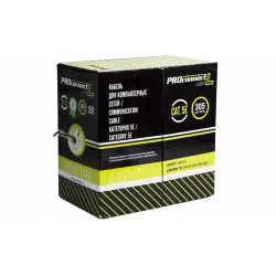 01-0148-3 Кабель витая пара PROconnect LIGHT FTP 4PR 26AWG, CCA, CAT5, бухта 305 м