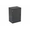 Шкаф телекоммуникационный настенный разборный черный 19”,18U(600x450), ШТ-НСр-18U-600-450-М-Ч дверь металл ССД