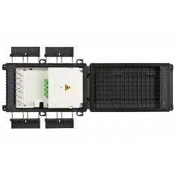 Муфта-кросс МКО-П2/С09-1PLC8-SC/APC-12SC-10SC/APC-1SC/APC ССД