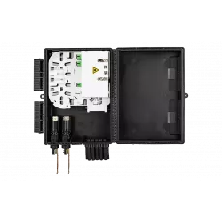 Муфта-кросс оптическая МКО-П3/СМ5-1PLC8-SC/APC-20SC-9SC/APC -1SC/APC ССД