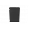 Шкаф телекоммуникационный настенный разборный черный 19”,18U(600x450), ШТ-НСр-18U-600-450-М-Ч дверь металл ССД