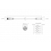 42338 Hyperline PC-LPM-STP-RJ45-RJ45-C5e-3M-LSZH-GY Патч-корд F/UTP, экранированный, Cat.5e, LSZH, 3 м, серый