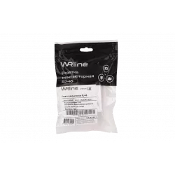 WRline WR-WS-8P8C-C5E-SH-1 Розетка компьютерная RJ-45, категория 5e, экранированная, одинарная, внешняя, Dual IDC, цвет белый