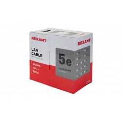 01-0143 REXANT Кабель витая пара FTP 4PR 24AWG, CAT5e (бухта 305 м)