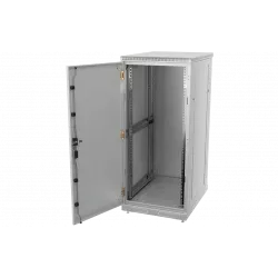 Шкаф телекоммуникационный напольный 19",27U(600x800), ШТ-НП-27U-600-800-М, передняя дверь металл ССД