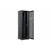 Шкаф телекоммуникационный напольный 19", 42U(800x800), ШТ-НП-М-42U-800-800-П-Ч, передняя дверь перфорация, черный ССД