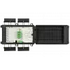 Муфта-кросс оптическая МКО-П2/С09-12SC-10SC/APC-10SC/APC ССД