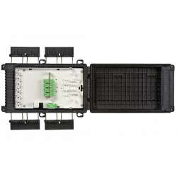 Муфта-кросс оптическая МКО-П2/С09-12SC-10SC/APC-10SC/APC ССД