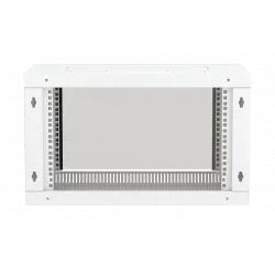 Шкаф телекоммуникационный настенный разборный 19”,6U(600x650), ШТ-НСр-6U-600-650-С дверь стекло ССД