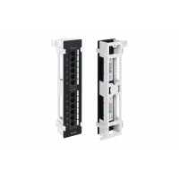 WRline WR-PL-12-C5E-WL-D Патч-панель настенная, 12 портов RJ-45, категория 5е, с подставкой