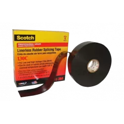 7000006090 Scotch 130C, самослип. резиновая изоляционная лента, 25мм х 9,1м