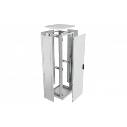 Шкаф телекоммуникационный напольный 19",42U(600x800), ШТ-НП-42U-600-800-М, передняя дверь металл ССД
