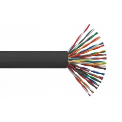 LC1-C5E25-121 ITK Кабель связи витая пара U/UTP, кат.5E, 25 пар 25х2х24AWG solid, LSZH, 500м, серый