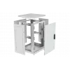 Шкаф телекоммуникационный напольный 19",24U(600x600), ШТ-НП-24U-600-600-М, передняя дверь металл ССД