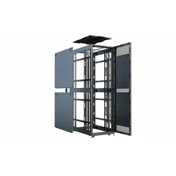 Шкаф телеком. напольный серверный ЦОД 19",42U(800x1200) , ШТ-НП-СЦД-42U-800-1200-П2П передняя дверь перфорированная,задняя перф.двойная. RAL9005