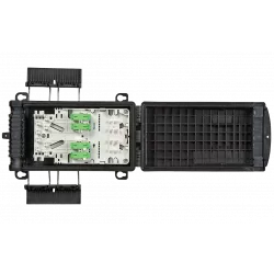 Муфта-кросс оптическая МКО-П1-М/С09-10SC-8SC/APC-8SC/APC ССД