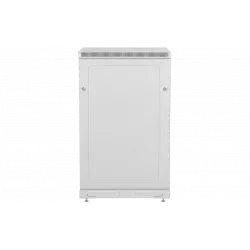 Шкаф телекоммуникационный напольный 19",24U(600x600), ШТ-НП-24U-600-600-М, передняя дверь металл ССД