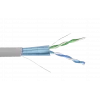LC1-C5E02-311 ITK Кабель связи витая пара F/UTP, кат.5E 2х2х24AWG solid, PVC, 500м, серый