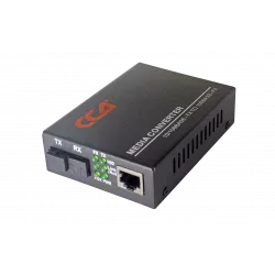 Медиаконвертер 100M, Tx1310/Rx1550 20km, RJ45 SC