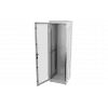 Шкаф телекоммуникационный напольный 19",42U(600x600), ШТ-НП-42U-600-600-П, передняя дверь перфорированная ССД