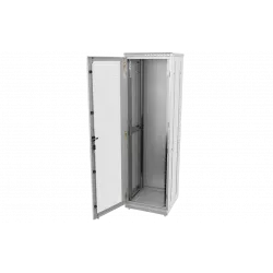 Шкаф телекоммуникационный напольный 19",42U(600x600), ШТ-НП-42U-600-600-П, передняя дверь перфорированная ССД