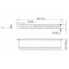 Hyperline PPBL3-19-24S-RM Модульная патч-панель 19", 24 порта, Flat Type, 1U, для модулей Keystone Jack, с задним кабельным организатором (без модулей)