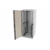 Шкаф телекоммуникационный напольный 19",24U(800x1000), ШТ-НП-24U-800-1000-С, передняя дверь стекло ССД