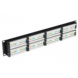 PP48-2UC5EU-D05 ITK 2U патч-панель кат.5Е UTP, 48 портов (Dual)