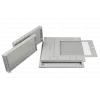 Шкаф телекоммуникационный настенный разборный 19”,9U(600x450), ШТ-НСр-9U-600-450-П дверь перфорированная ССД