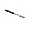 359207 Hyperline SFTP4-C6A-S23-OUT-PE-BK-500 (500 м) Кабель витая пара, экранированная (S/FTP), категория 6a, 4 пары (23 AWG), одножильный (solid), ка