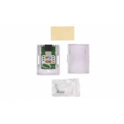 WRline WR-WS-8P8C-C5E-1 Розетка компьютерная RJ-45, категория 5e, неэкранированная, одинарная, внешняя, Dual IDC, цвет белый