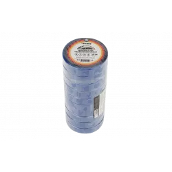 KR-09-2805 Изолента ПВХ профессиональная KRANZ 0.18 х 19 мм х 20 м, синяя, упаковка 10 роликов