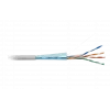 42052 Hyperline FUTP4-C5E-S24-IN-PVC-GY-305 (305 м) Кабель витая пара, экранированная F/UTP, категория 5e, 4 пары (24 AWG), одножильный (solid), экран