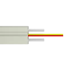 Кабель оптический абонентский ОК-СМС-Л-нг(А)-HF-1XG657A1 ССД белый