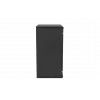 Шкаф телекоммуникационный настенный разборный черный 19”,18U(600x650), ШТ-НСр-18U-600-650-С-Ч дверь стекло ССД