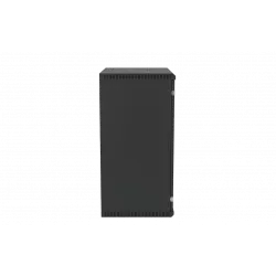 Шкаф телекоммуникационный настенный разборный черный 19”,18U(600x650), ШТ-НСр-18U-600-650-С-Ч дверь стекло ССД