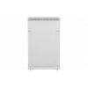Шкаф телекоммуникационный напольный 19",18U(600x600), ШТ-НП-18U-600-600-П, передняя дверь перфорированная ССД