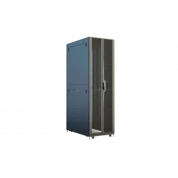 Шкаф телеком. напольный серверный ЦОД 19",42U(800x1200) , ШТ-НП-СЦД-42U-800-1200-П2П передняя дверь перфорированная,задняя перф.двойная. RAL9005
